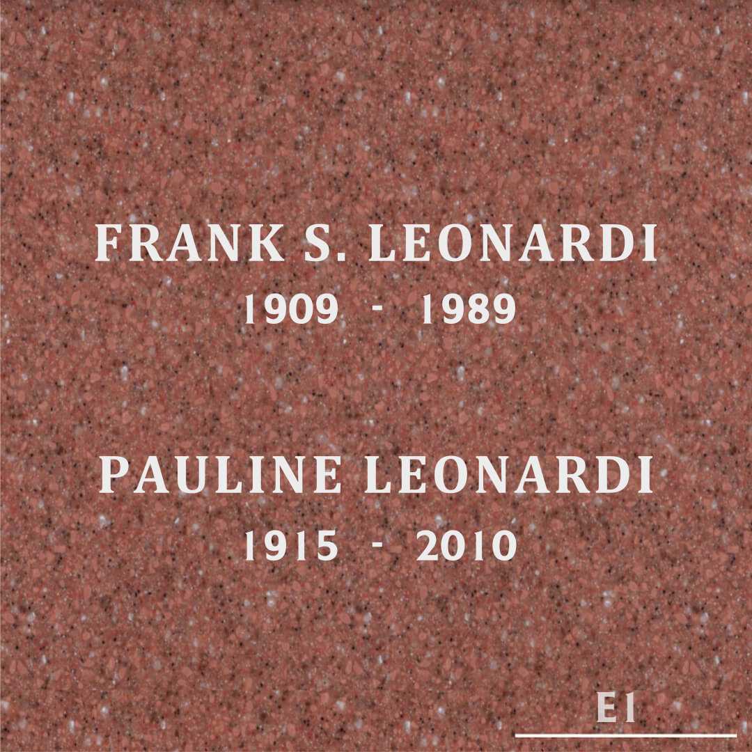 Frank S. Leonardi's grave