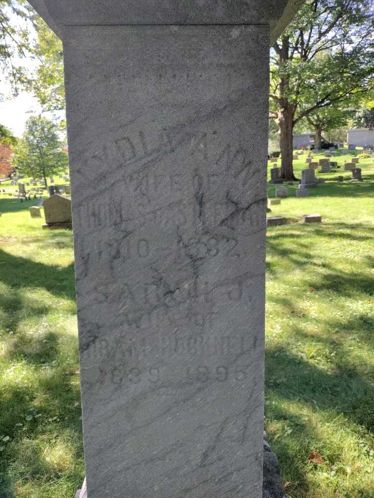 Sarah J. Styre's grave. Photo 3