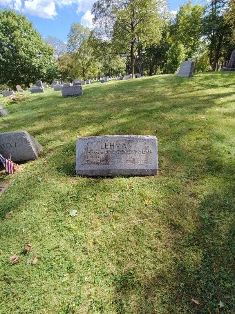 August Lehman's grave. Photo 2