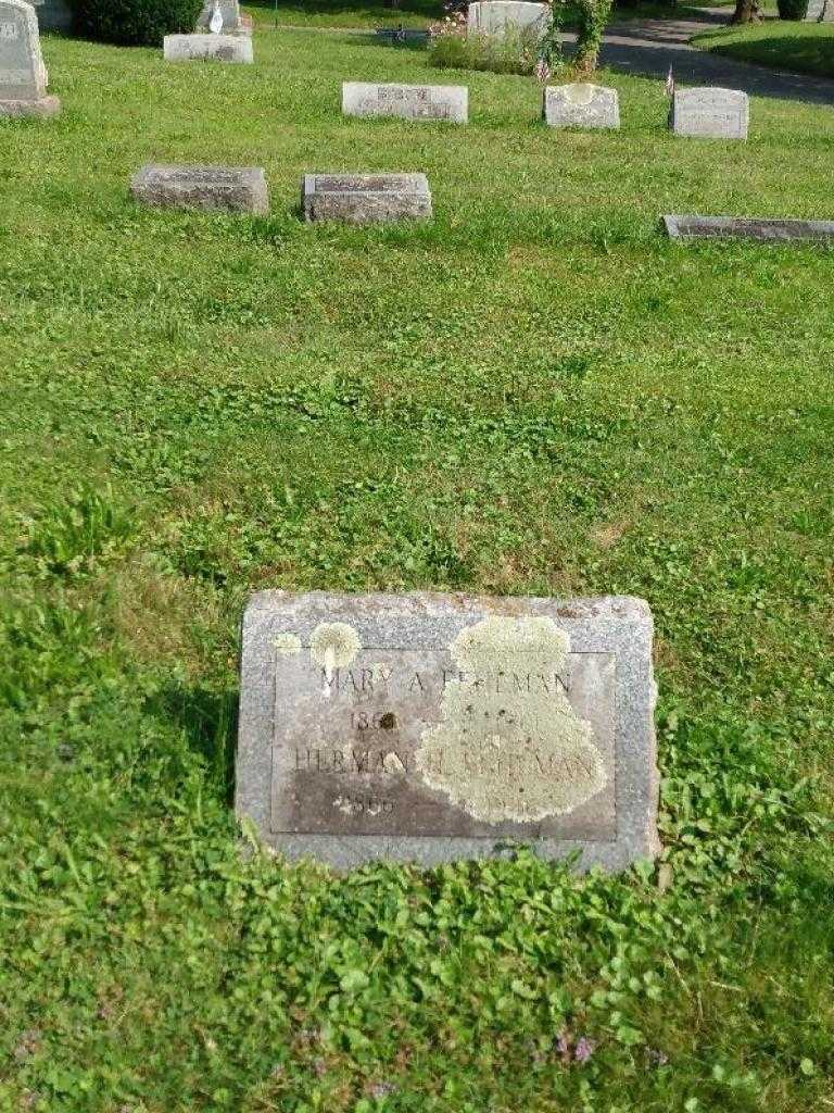 Herman H. Fehlman's grave. Photo 3