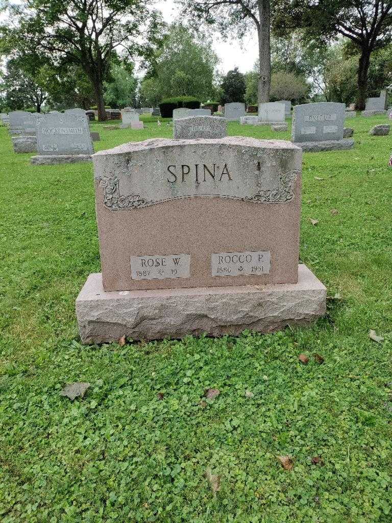 Rocco P. Spina's grave. Photo 1