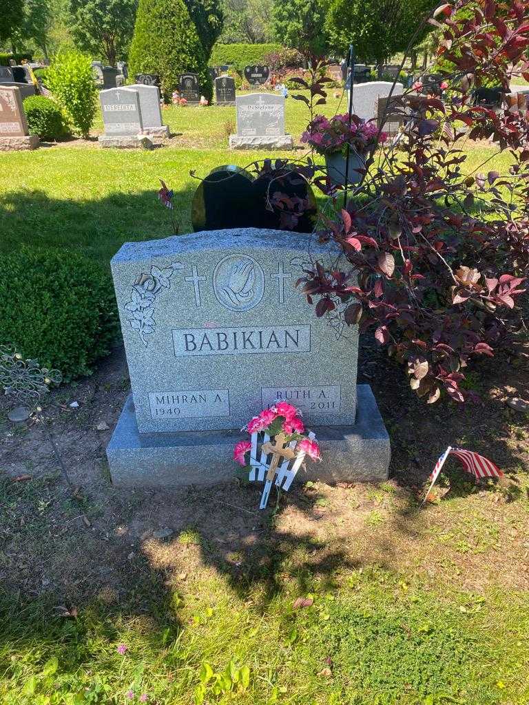 Ruth A. Babikian's grave. Photo 2