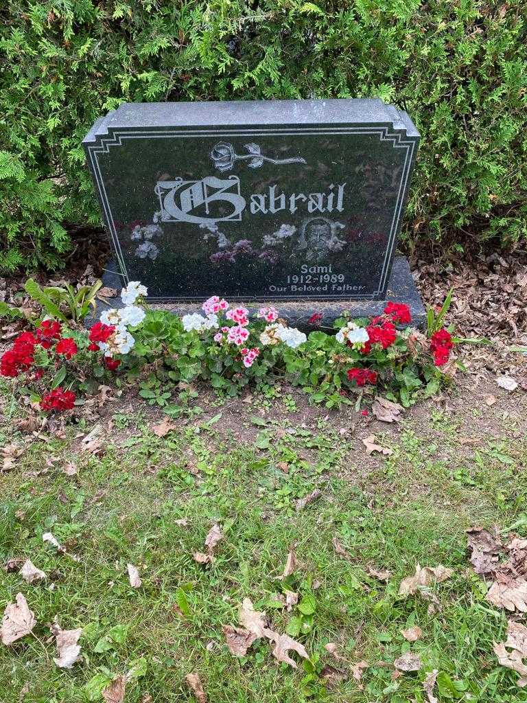 Sami Gabrail's grave. Photo 2