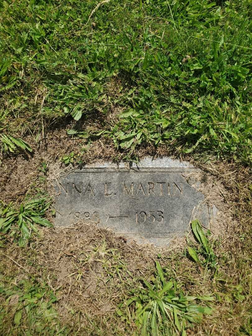 Anna E. Martin's grave. Photo 3