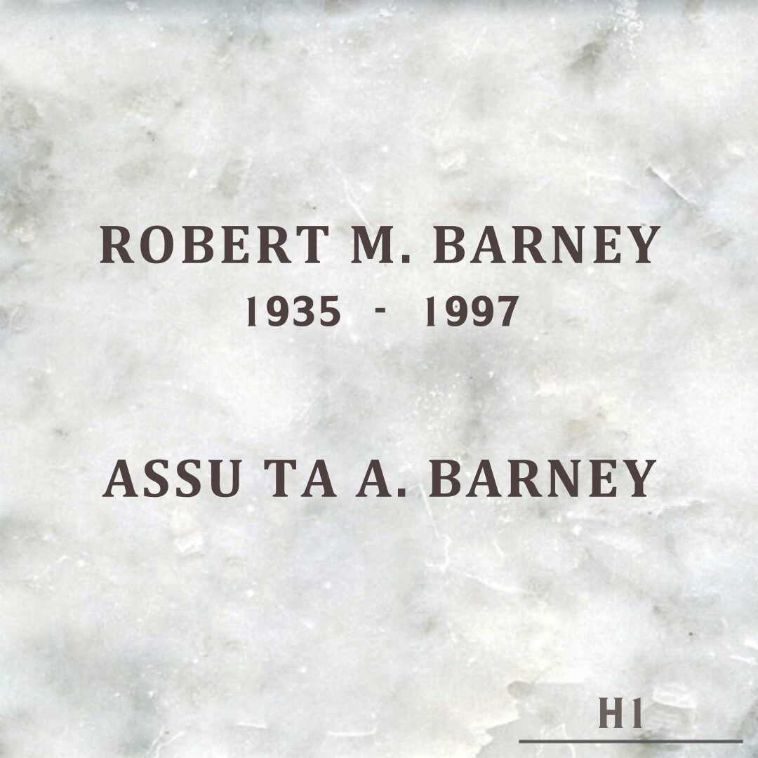 Robert M. Barney's grave