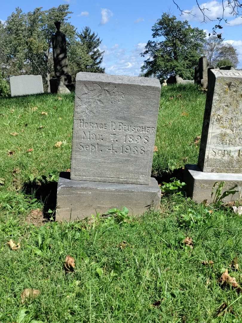 Horace Peter Beuscher's grave. Photo 2