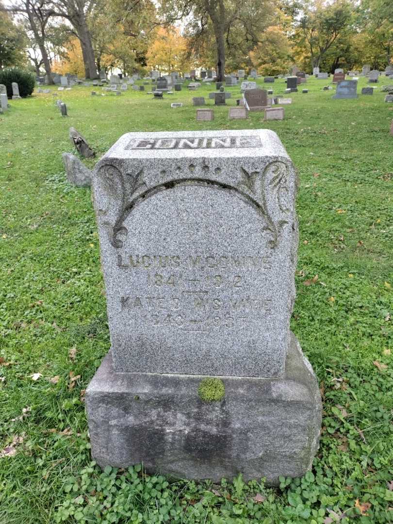 Lucius M. Conine's grave. Photo 2