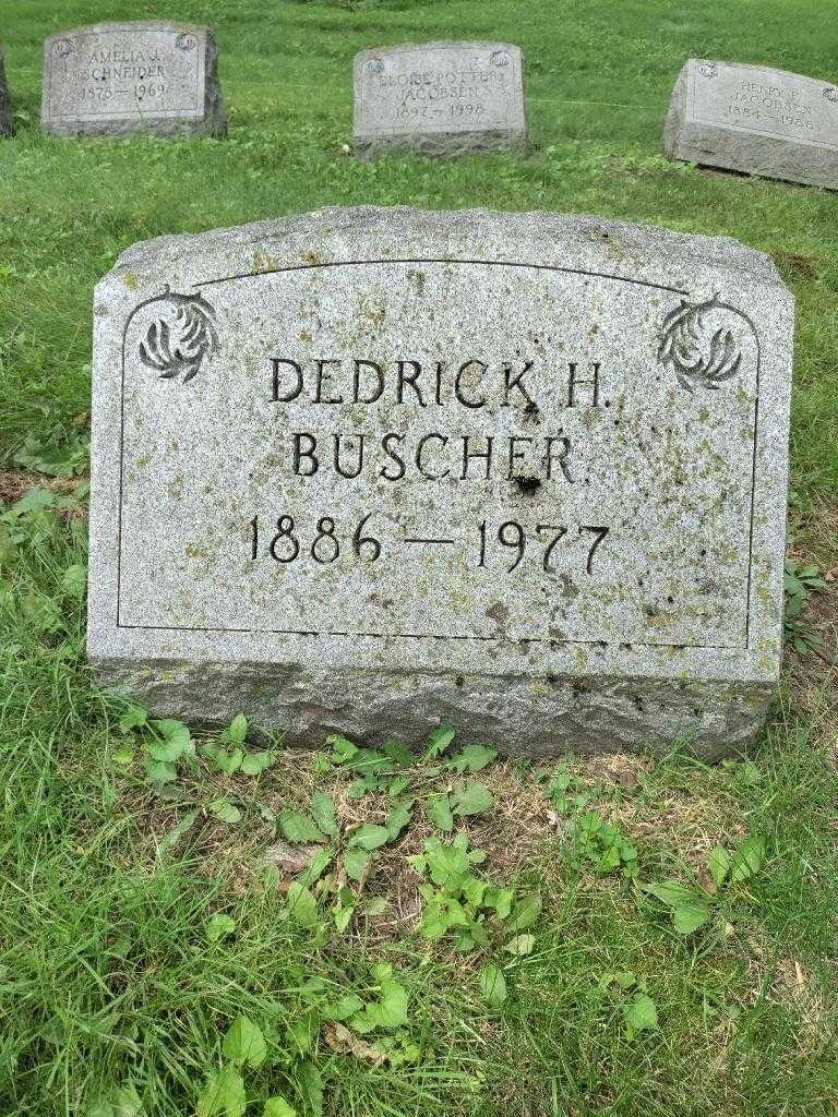 Dedrick H. Buscher's grave. Photo 3