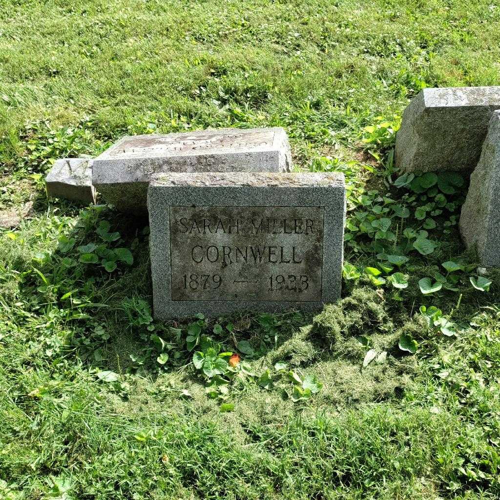 Sarah Catherine Miller Cornwell's grave. Photo 2