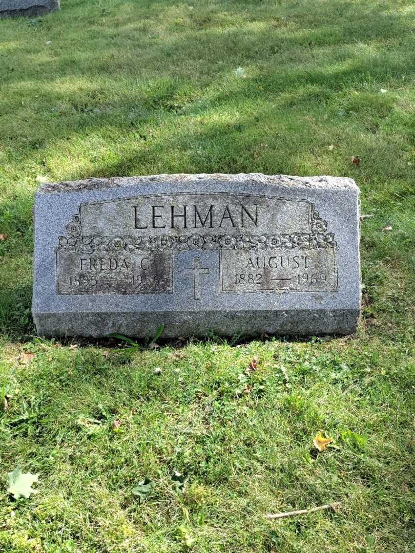 August Lehman's grave. Photo 3