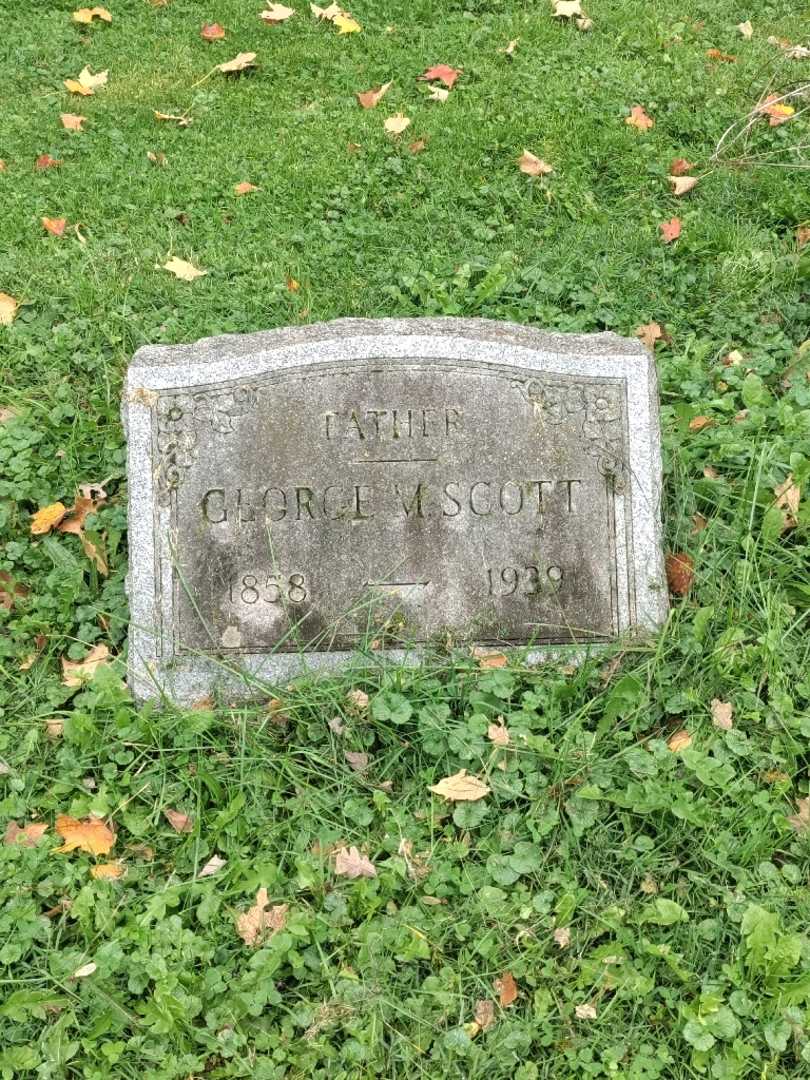 George M. Scott's grave. Photo 3