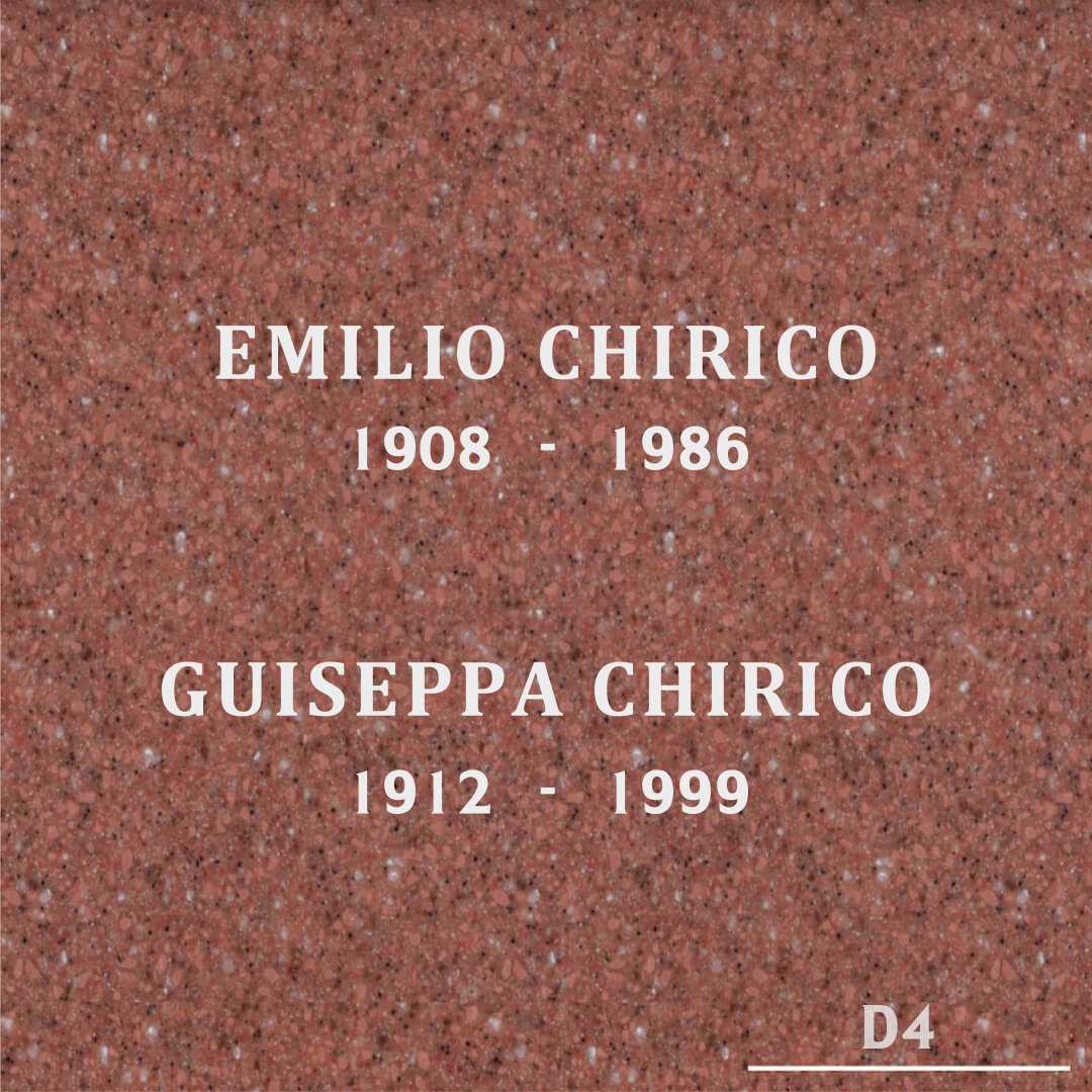 Emilio Chirico's grave