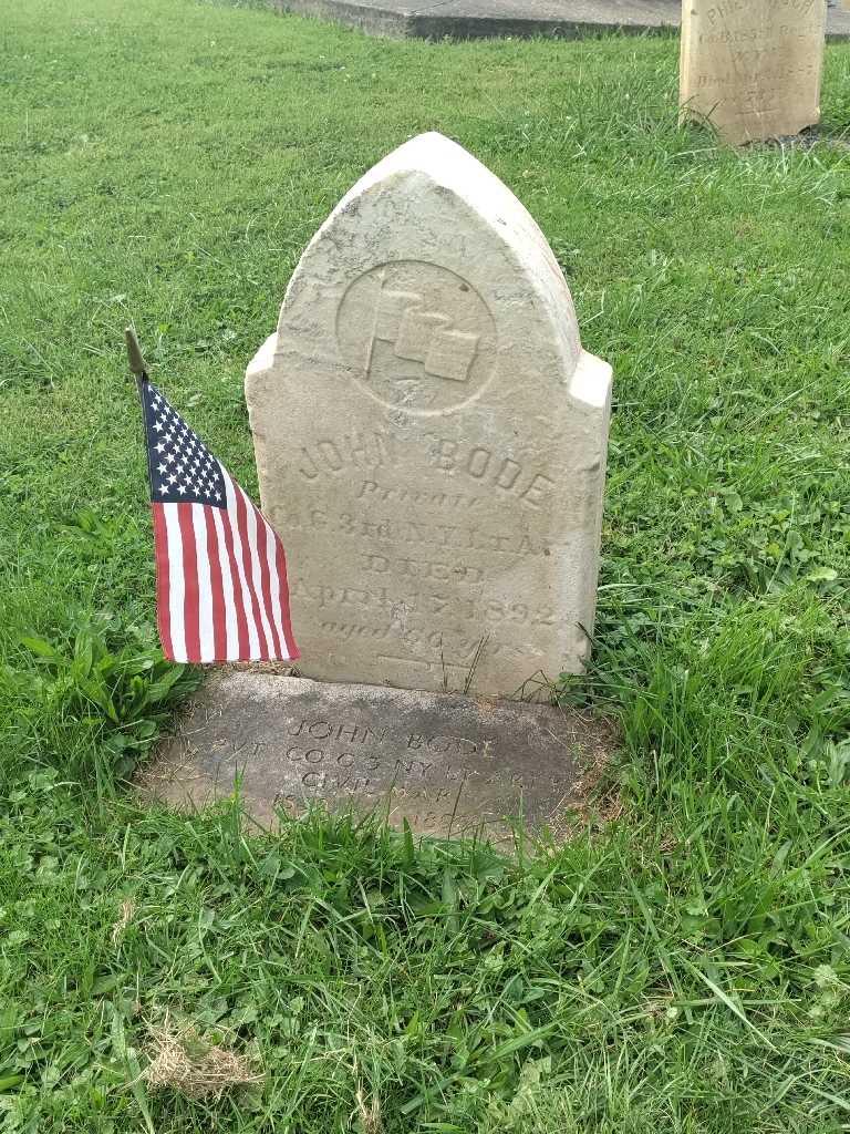 John Bode's grave. Photo 2