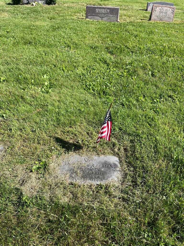 Antoni Grzebien's grave. Photo 2