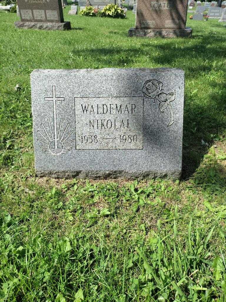 Waldemar Nikolai's grave. Photo 3