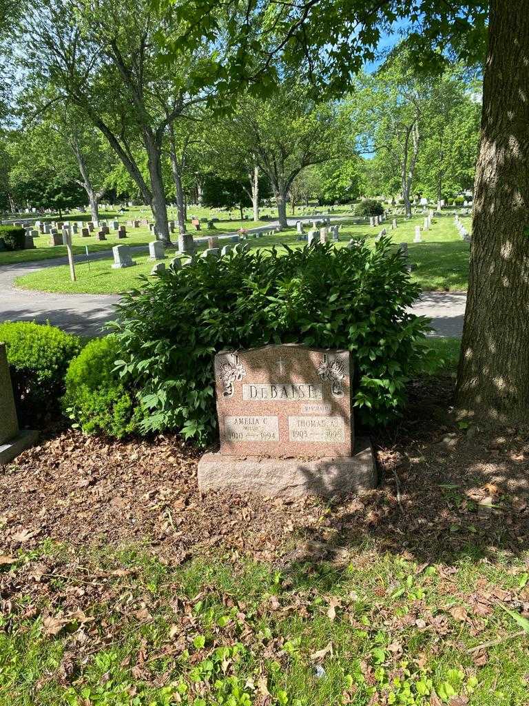 Amelia C. "Millie" DeBaise's grave. Photo 2