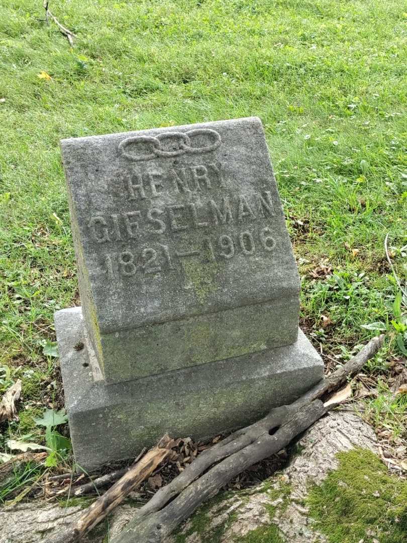 Henry Gieselman's grave. Photo 3