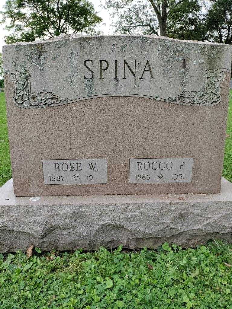 Rocco P. Spina's grave. Photo 2