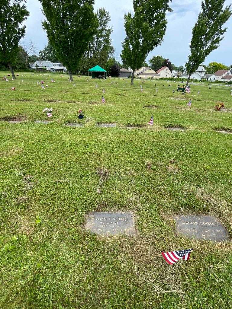 William F. Gehres's grave. Photo 1