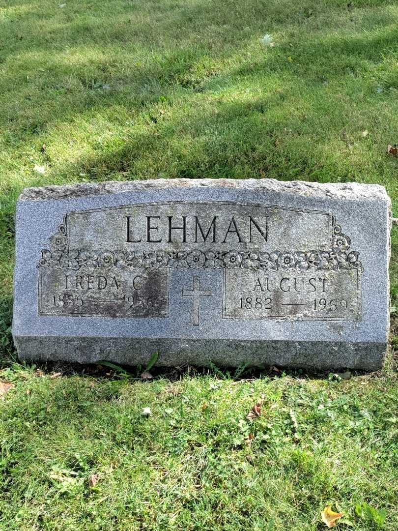 August Lehman's grave. Photo 4