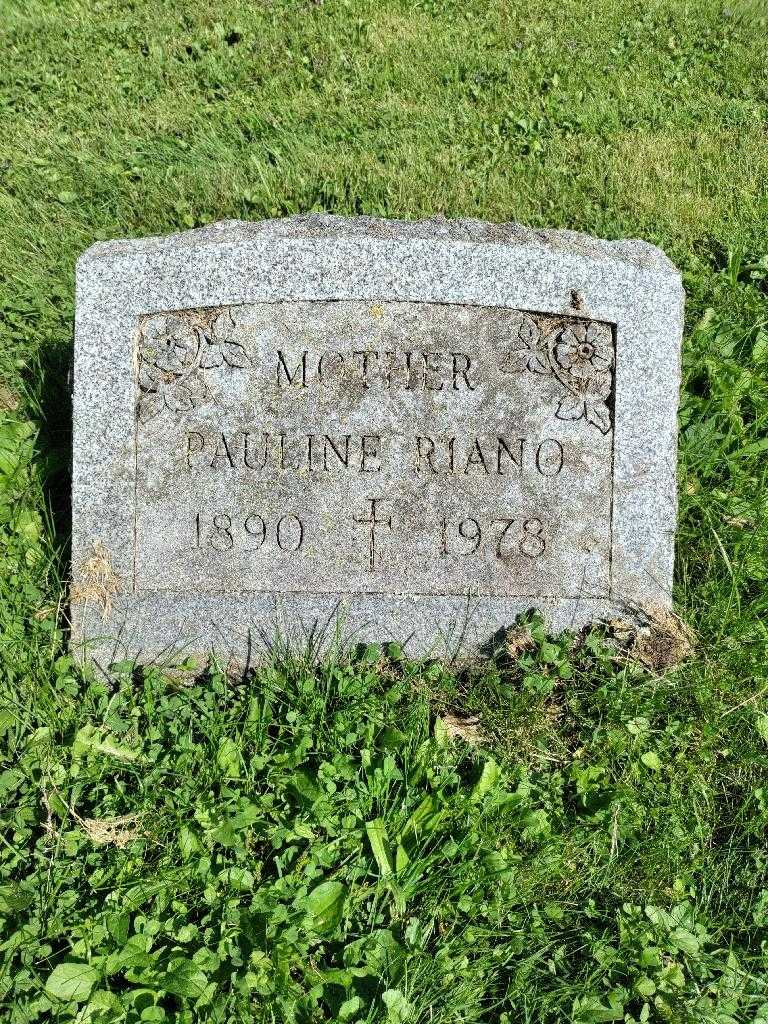 Pauline M. Riano's grave. Photo 3