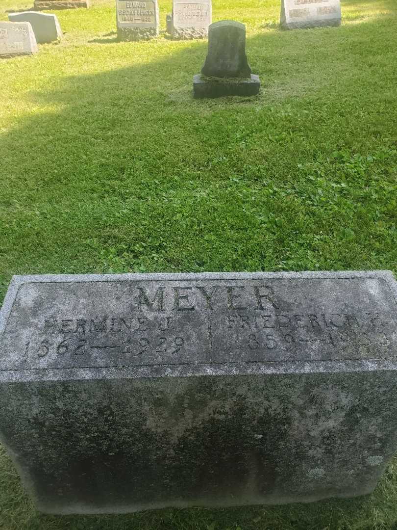 Friederich H. Meyer's grave. Photo 3