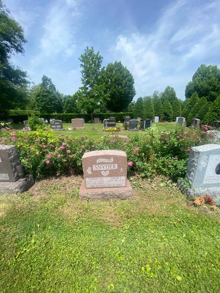 Dianne B. Snyder's grave. Photo 1