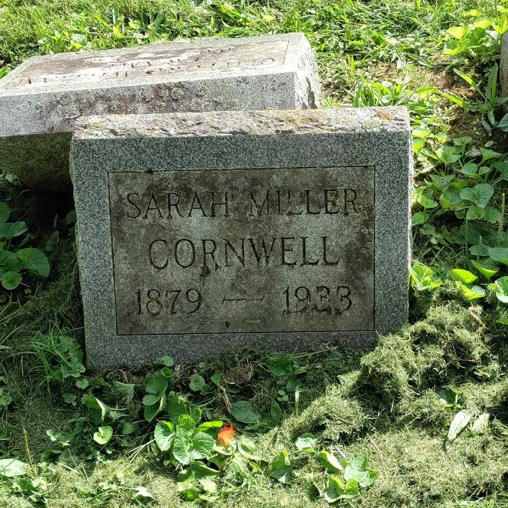 Sarah Catherine Miller Cornwell's grave. Photo 3