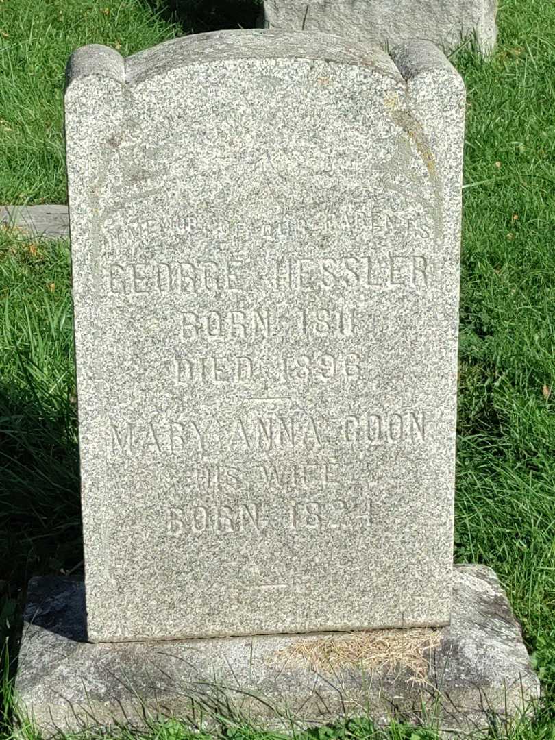 George Hessler's grave. Photo 3