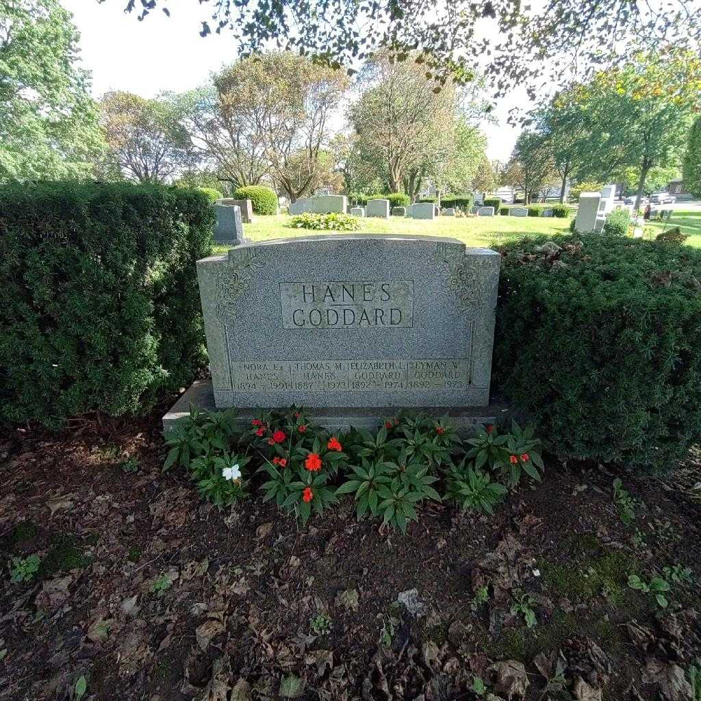 Nora E. Hanes's grave. Photo 4