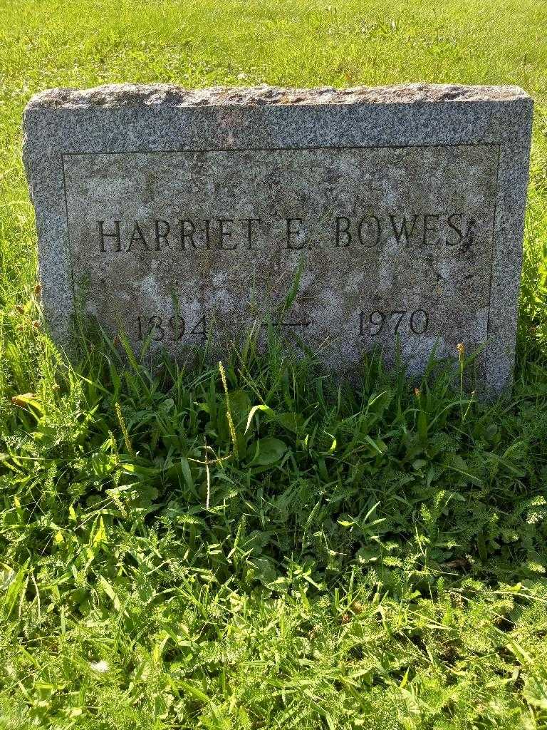 Harriet E. Bowes's grave. Photo 3