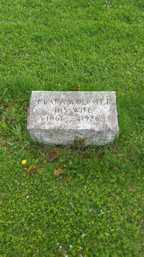 Clara W. Wolcott Beam's grave. Photo 2