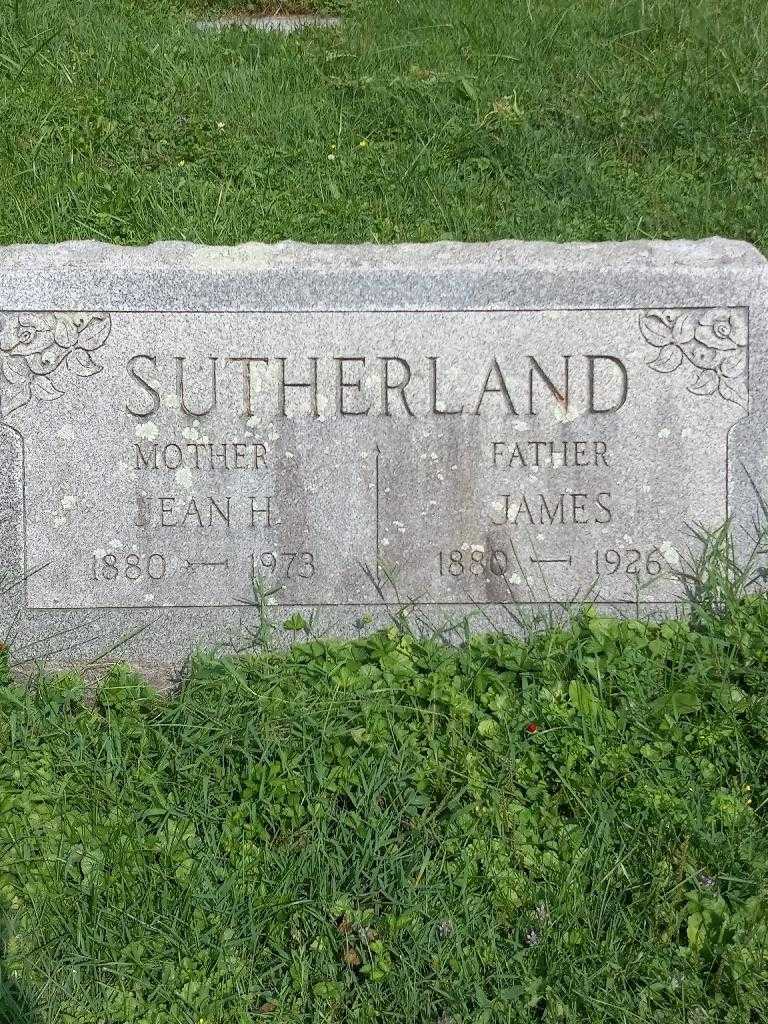 James Sutherland's grave. Photo 3