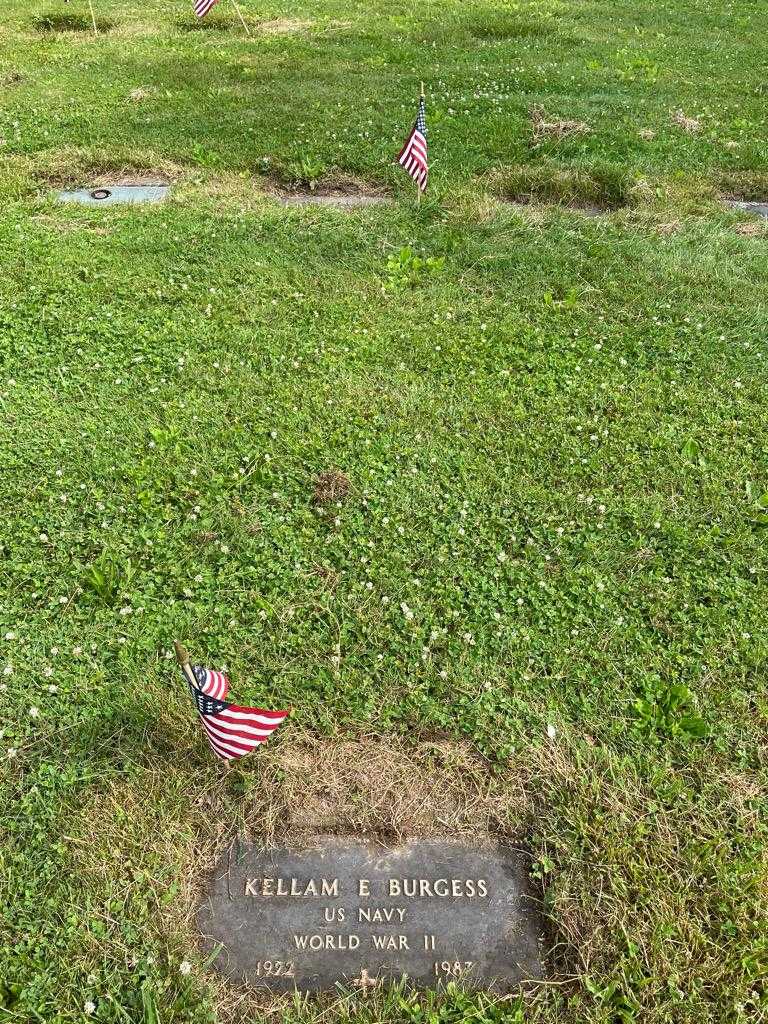 Kellam E. Burgess's grave. Photo 2