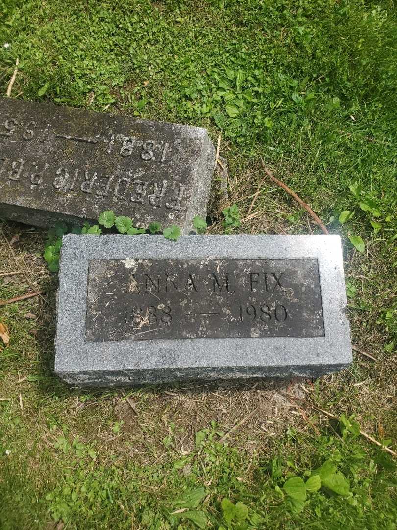Anna Fix Kimman's grave. Photo 4
