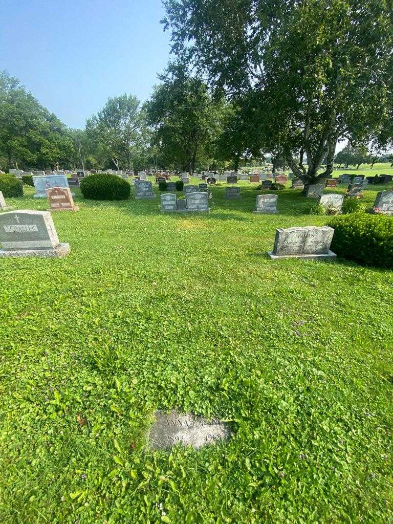 Anna L. Lane's grave. Photo 1