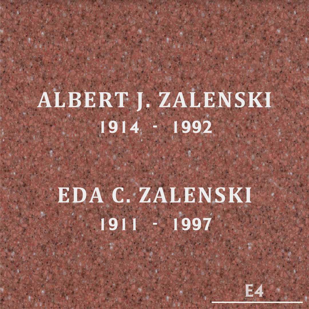 Eda C. Zalenski's grave