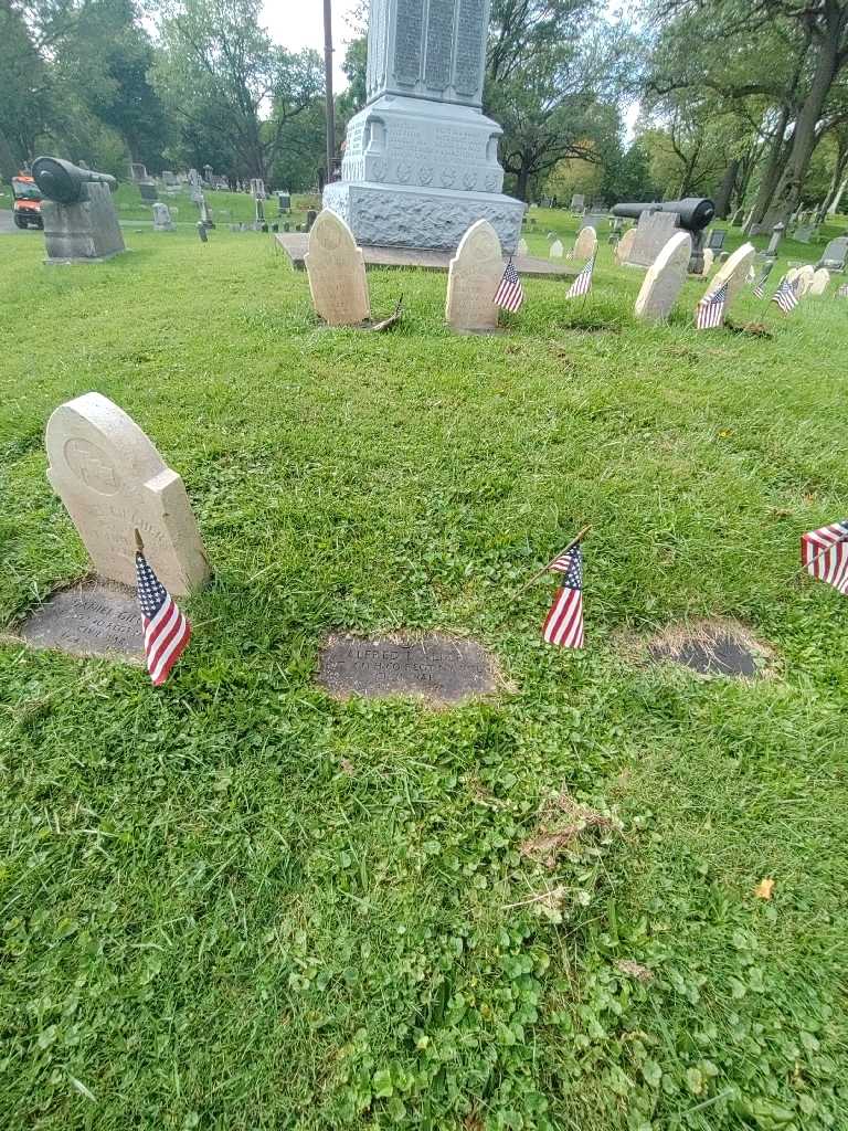 Alfred L. Aller's grave. Photo 1