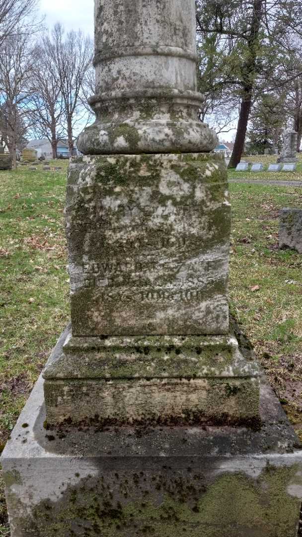 Mary E. Zapf's grave. Photo 2