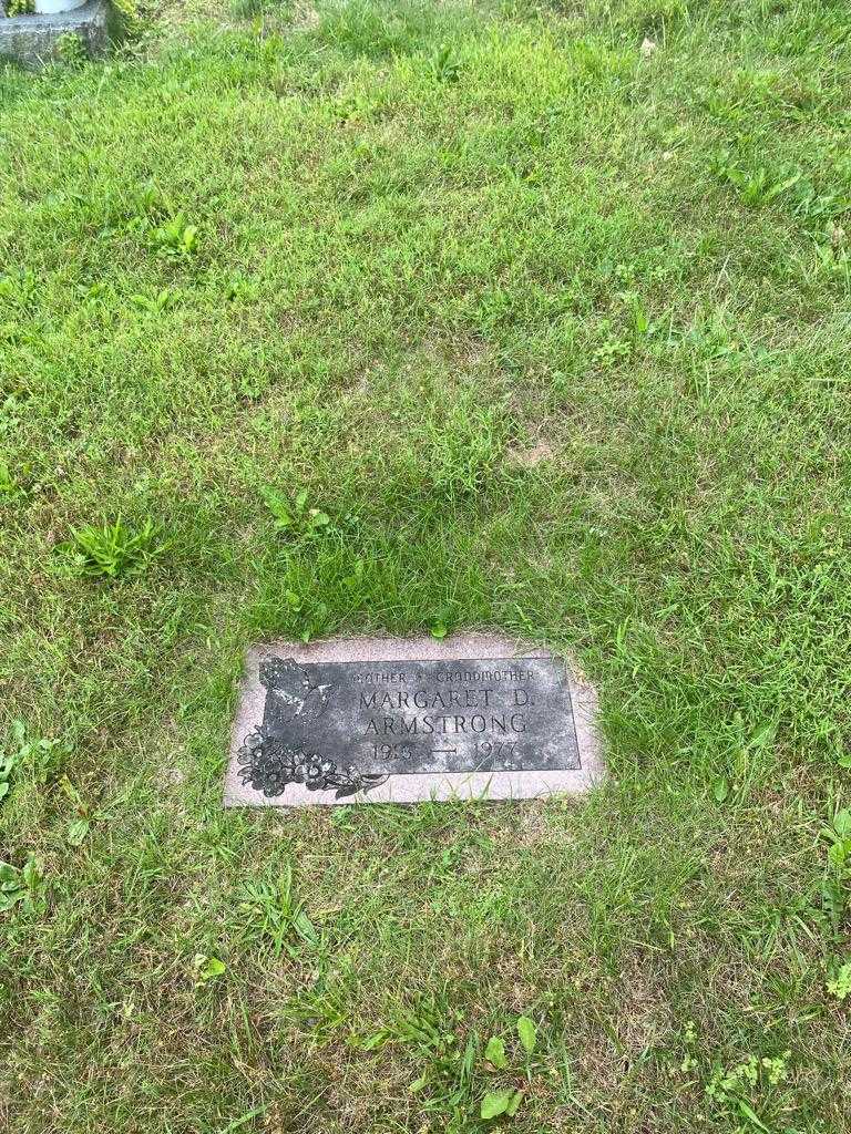 Margaret D. Armstrong's grave. Photo 2