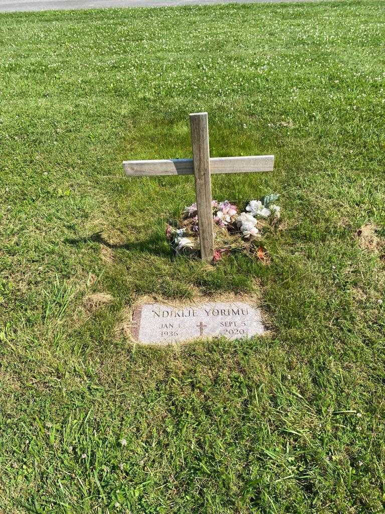 Ndikije Yorimu's grave. Photo 2