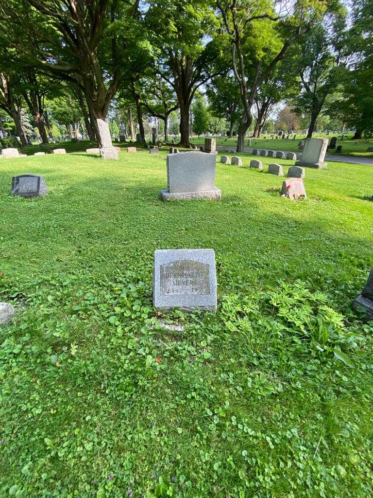 Bernhardt Meyers's grave. Photo 1