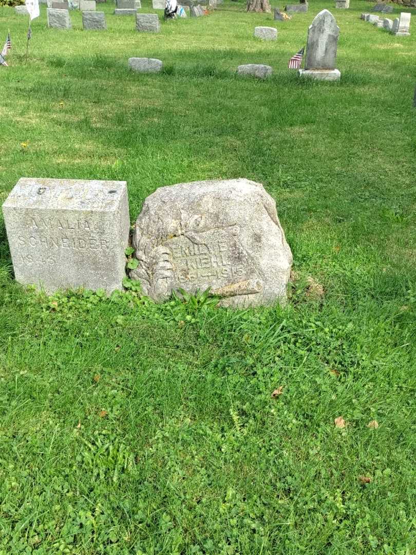 Emily E. Kiehl's grave. Photo 2