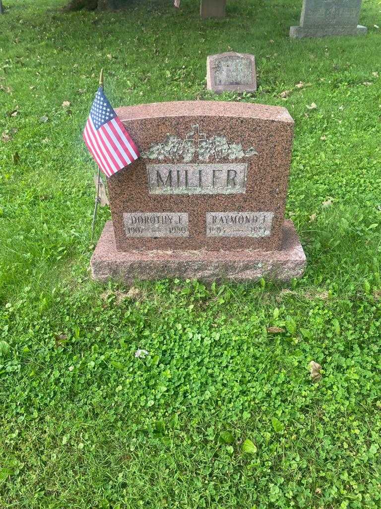 Raymond J. Miller's grave. Photo 2