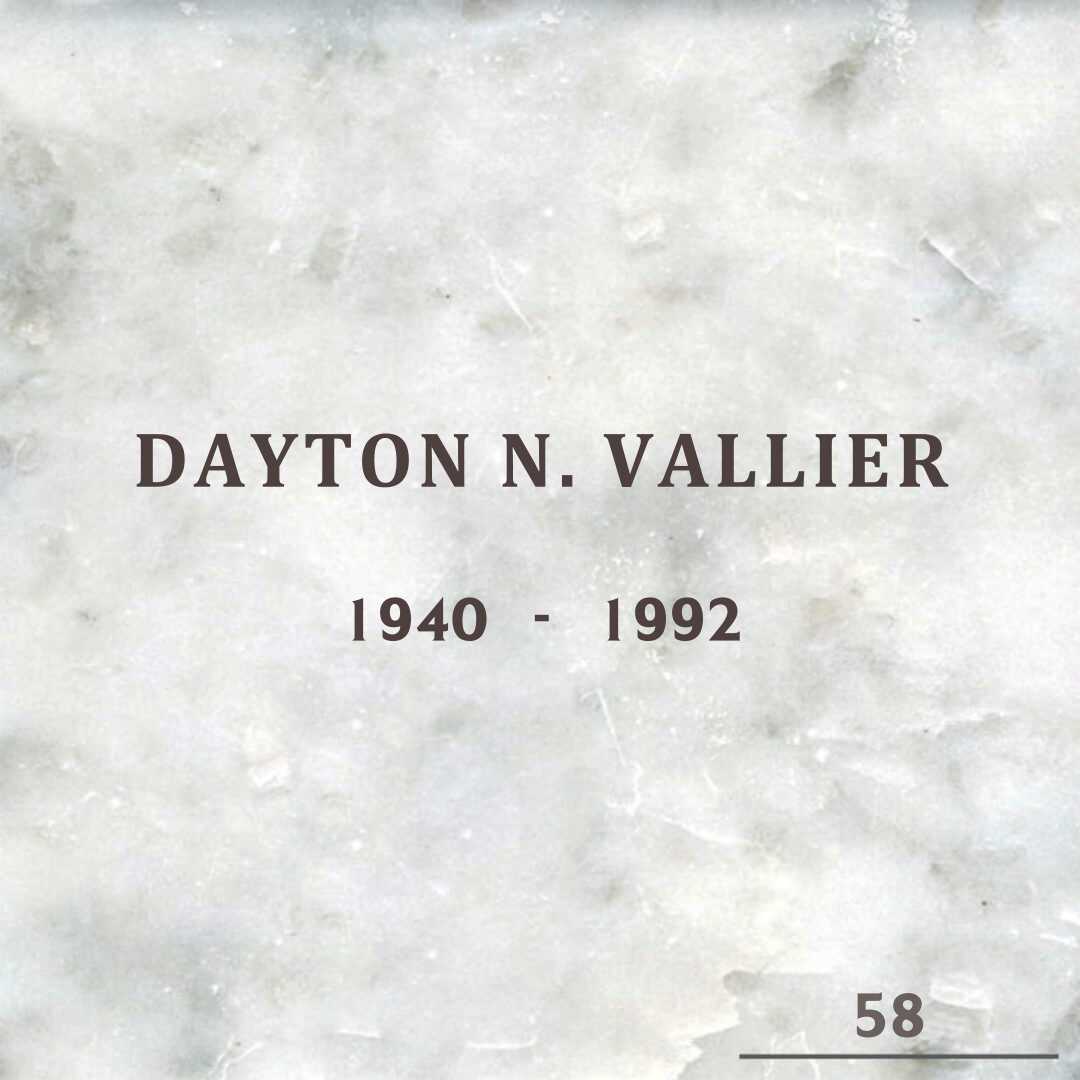 Dayton N. Vallier's grave
