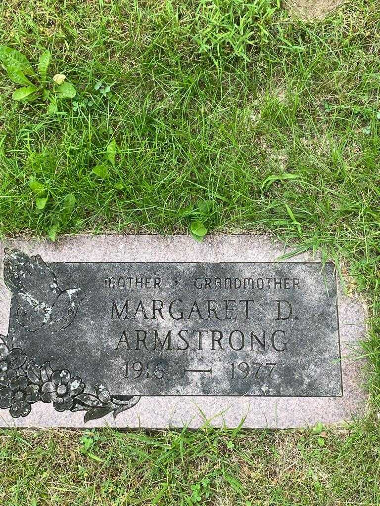 Margaret D. Armstrong's grave. Photo 3