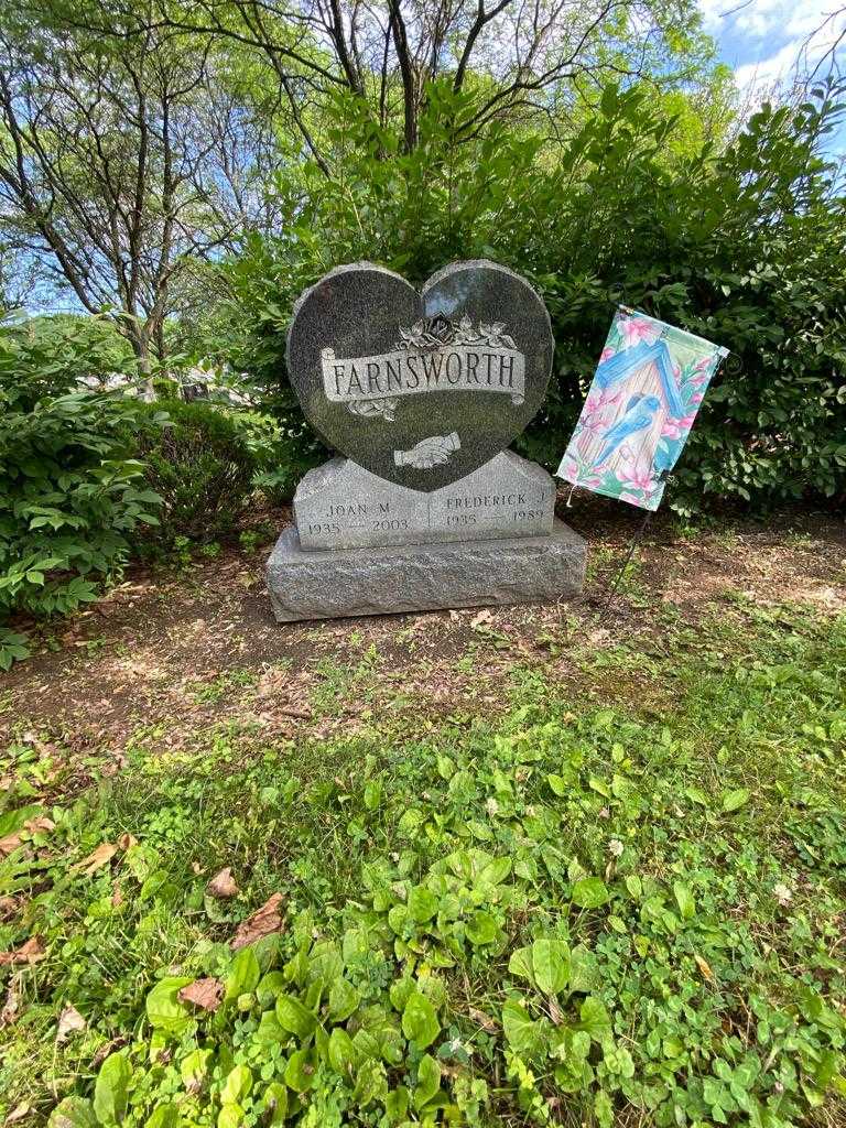 Joan M. Farnsworth's grave. Photo 1