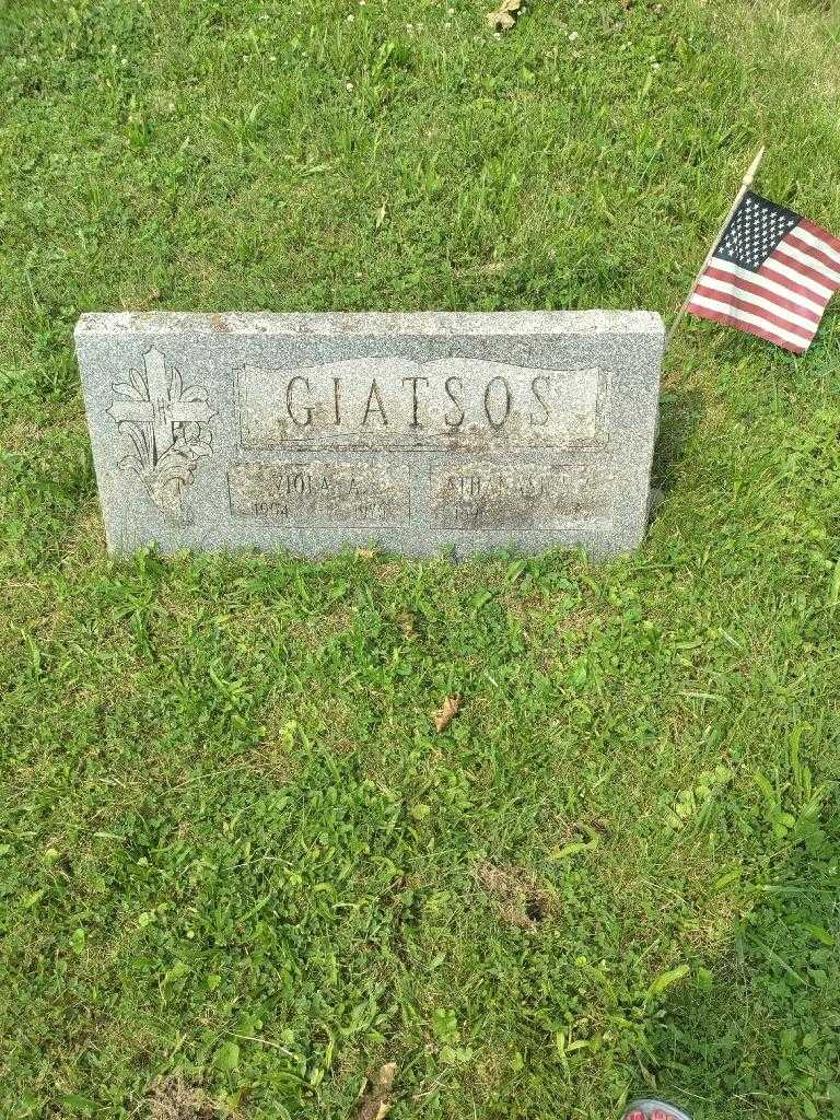 Athanasios G. Giatsos's grave. Photo 1