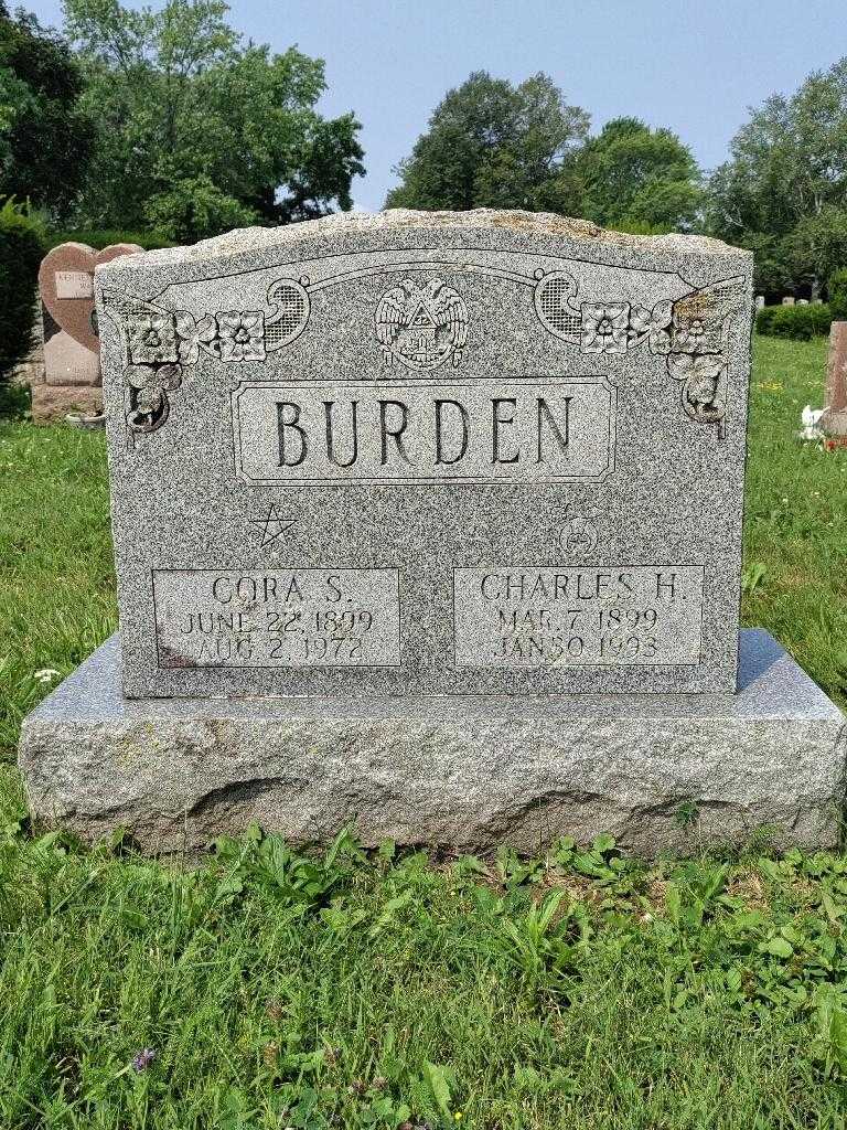 Charles H. Burden's grave. Photo 2