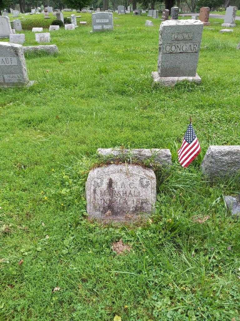 Ella C. Marshall's grave. Photo 1